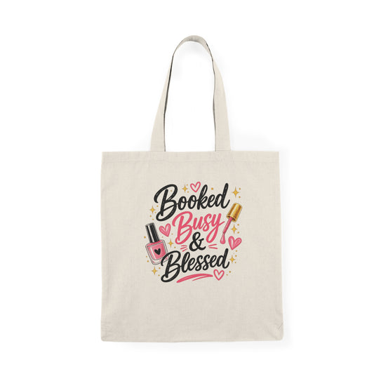 Booked, Busy & Blessed Tote Bag